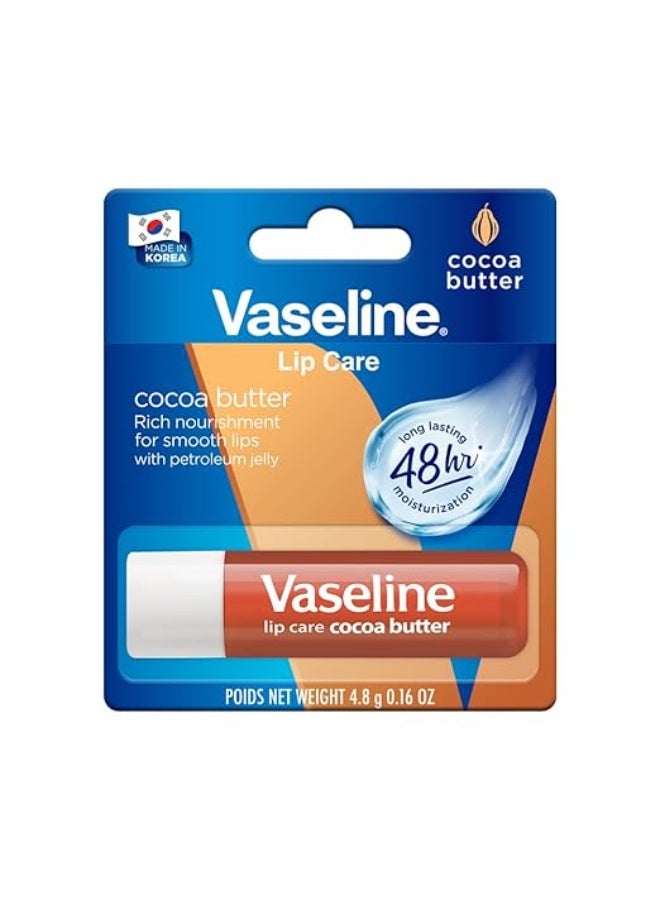 فازلين للعناية بالشفاه | مرطب شفاه بزبدة الكاكاو | ترطيب يدوم حتى 48 ساعة | مع زبدة الكاكاو والشيا | 4.8 غرام - Image 3